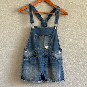 Levi's Shortall Size 16 Reg Denim Medium Wash‎